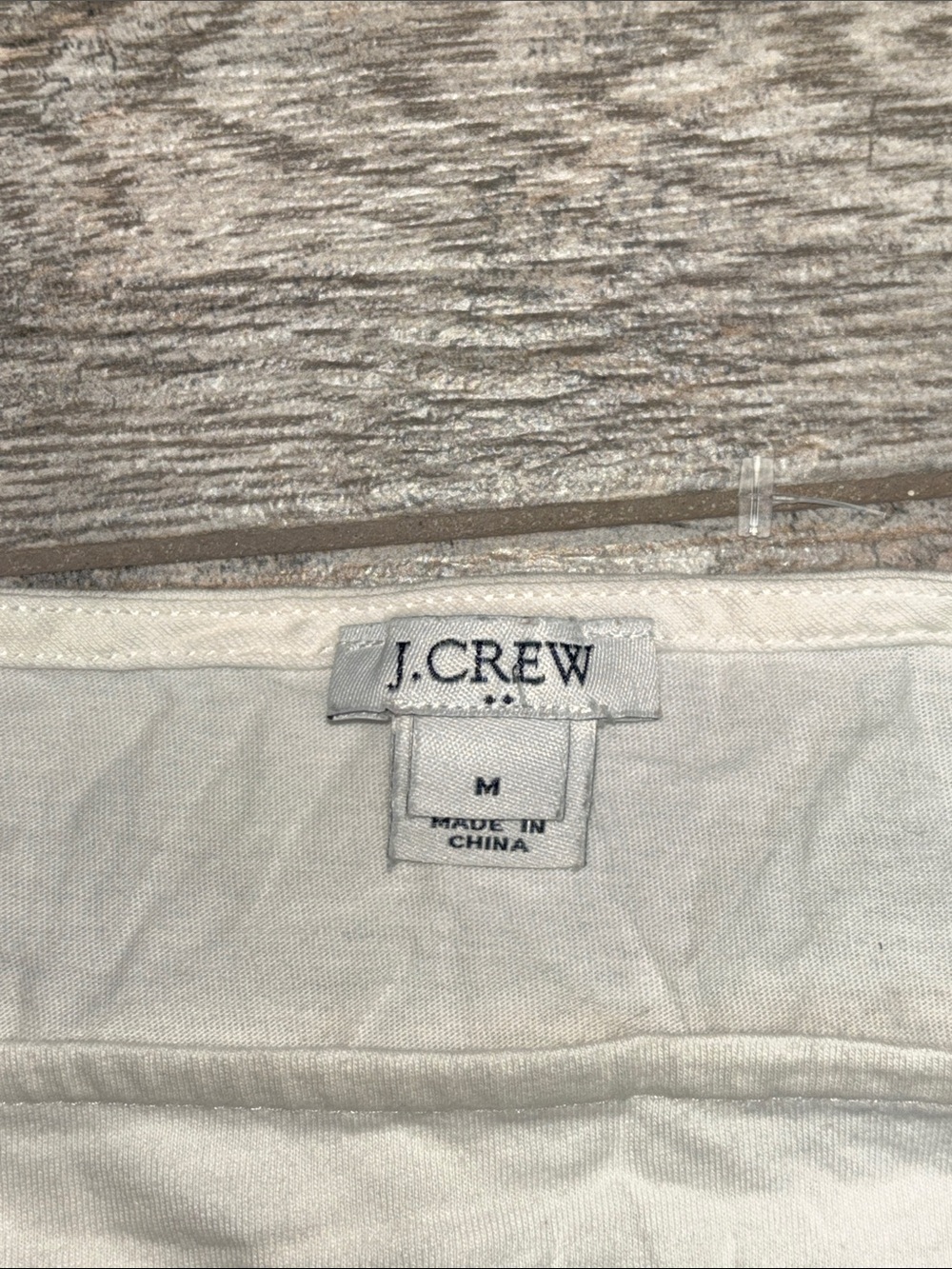 J. Crew White Ruffle Hem Tank Top - Picture 3 of 6